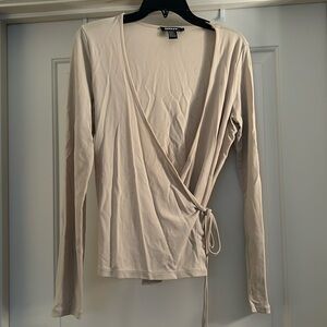 DKNY Vintage wrap around shirt